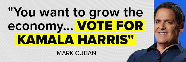 Mark Cuban: You want to grow the economy... vote for Kamala Harris