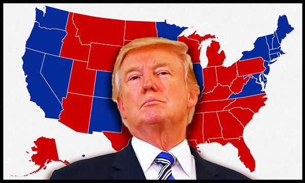 Donlad Trump potentail electoral college victory