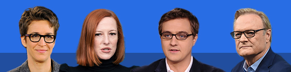 Rachel Maddow, Jen Psaki, Lawrence O'donnell, Chris Hayes Rachel Maddow, Jen Psaki, Lawrence O'donnell, Chris Hayes