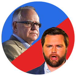 Tim Walz/JD Vance