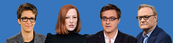 Rachel Maddow, Lawrence O’Donnell, Jen Psaki, Chris Hayes