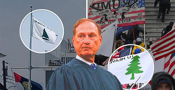 Insurrectionist flags flying at Justice Samuel Alito's houses