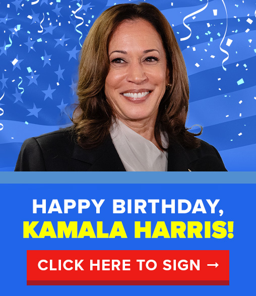 KAMALA HARRIS BIRTHDAY CARD